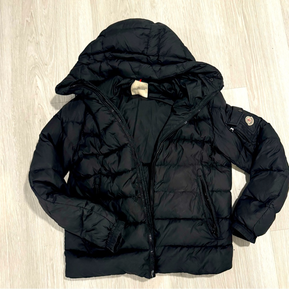 Moncler Hooded Short Down Coat